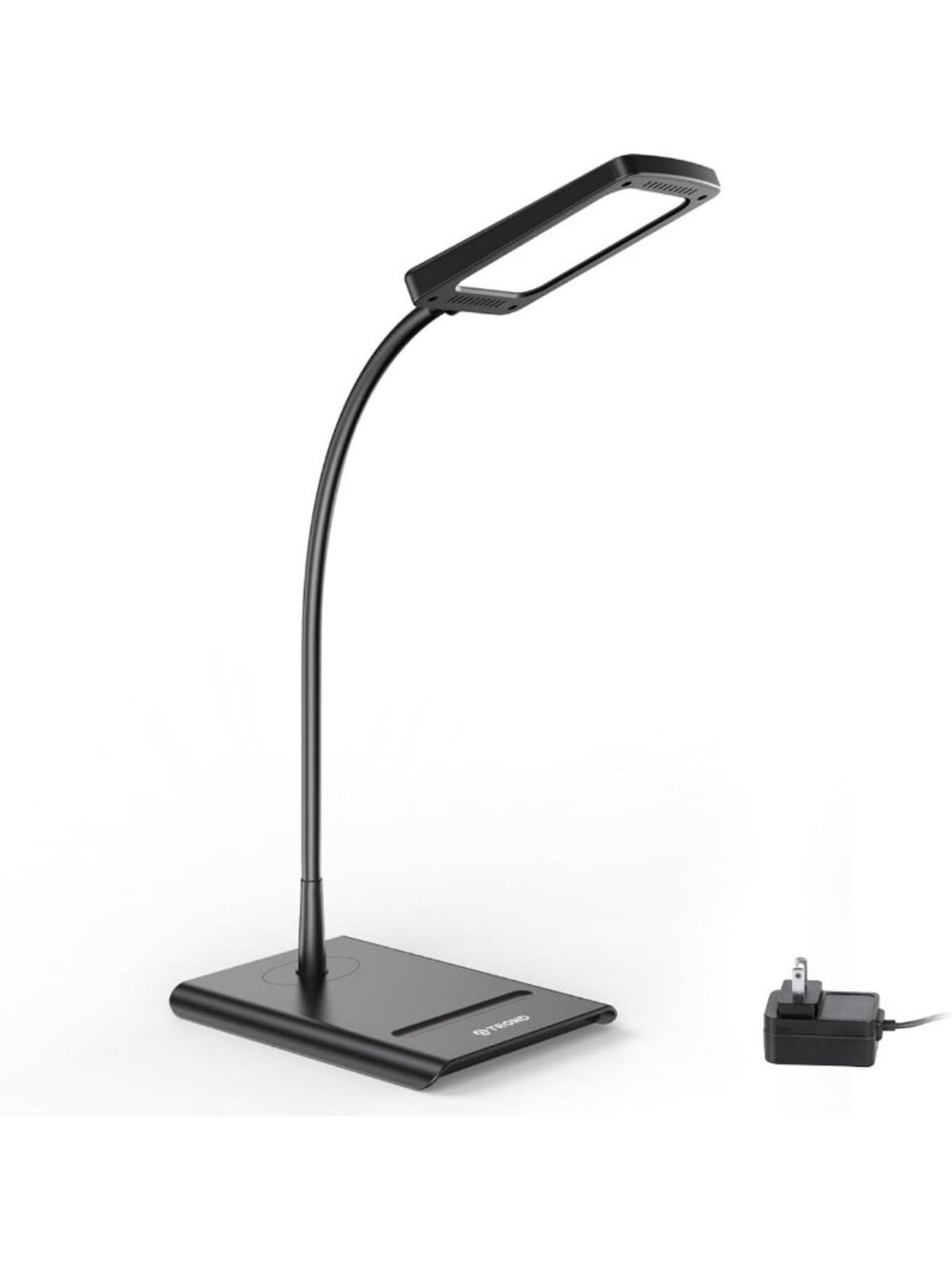 Dimmable Eye-Caring Desk Lamp with Memory Function - Modern Black Table Light